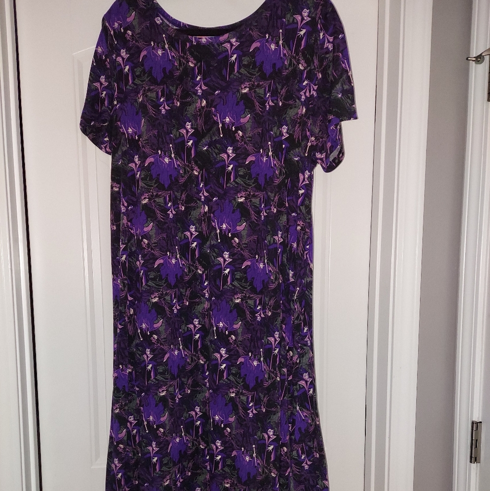 Lularoe Disney Maleficent Carly 2XL